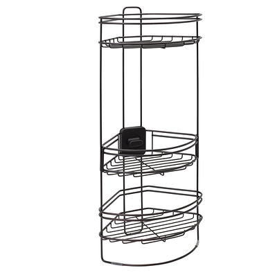 Rustproof Shower Corner Caddy ,oil Bronze Rebrilliant Finish: Black