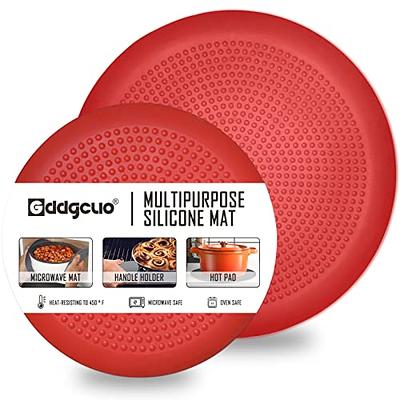 3-in-1: Collapsible Magnetic Microwave Cover. MoistureLock™ for Moist  Leftovers. Plastic-Free. Protects Finger Burns, BPA-Free Silicone, Dishwasher-Safe, Duo Cover