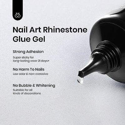 Vettsy Super Strong Rhinestone Glue Gel Nail Jewels Glue for Nail Art Gems