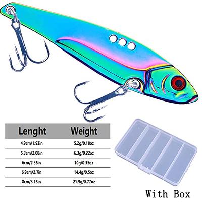 Qushy Blade Bait Fishing Lures for Freshwater Saltwater Fishing