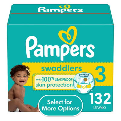 Pampers Swaddlers Diapers, Size 3, 132 Count (Select for More Options) -  Yahoo Shopping