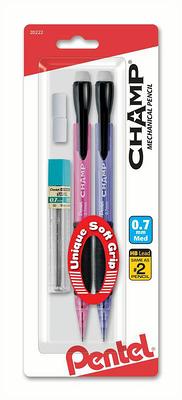 Four Candies 0.9mm Metal Mechanical Pencil Set with Case - 4PCS Fancy  Mechanical Pencils, 8 Tubes HB #2 Lead Refills, 3PCS 4B Erasers and 9PCS  Eraser Refills, Led Pencils Mechanical for Writing - Yahoo Shopping