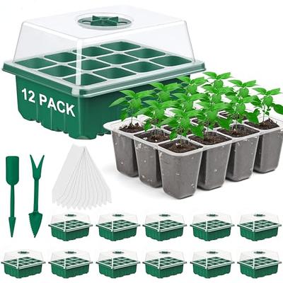 Rarello 3 Packs Seed Starter Tray Seed Starter Kit,36 Cells