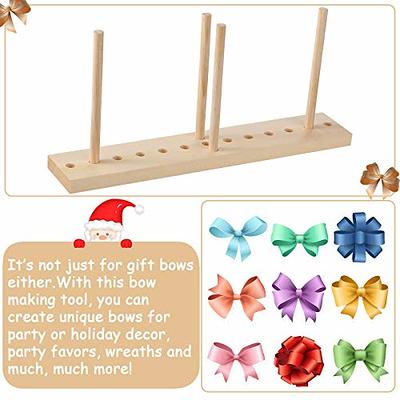 Bow Maker for Ribbon for Wreaths Wooden Ribbon Hair Bow Maker Tool Party  Decor