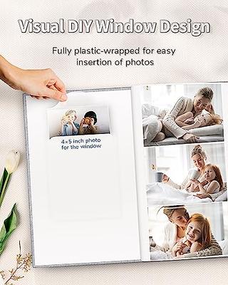 Vienrose Photo Album 4x6 300 Pockets Linen Frame Cover with Memo Areas  Photobook Large Capacity Pict…See more Vienrose Photo Album 4x6 300 Pockets