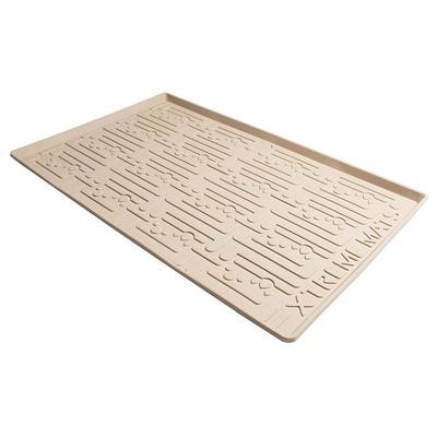 Xtreme Mats 40 in. x 22 in. Grey Kitchen Depth Under Sink Cabinet Mat Drip Tray Shelf Liner