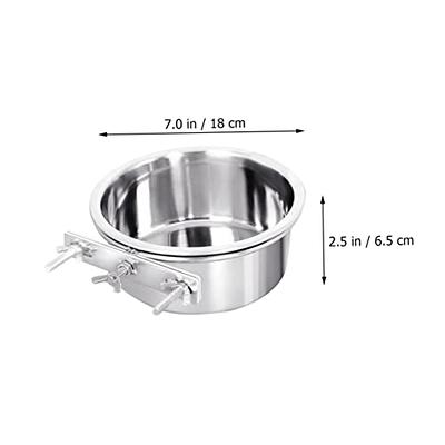 4 Cup Stainless Steel Dog Bowls for Water or Food - Black – HydraPeak