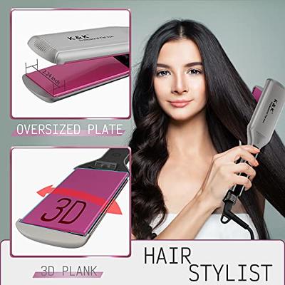 Mini 0.5 Tourmaline Ceramic Flat Iron Hair Straightener Pink