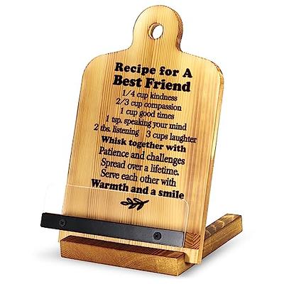 Birthday Friendship Gifts for Women Friends Cookbook Stand Gifts