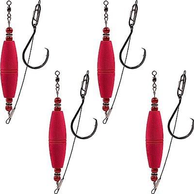 Catfish Rattling Line Float Lure with Stainless Steel Beads for Targeted  Channel, Blue, and Flathead Catfish 4-Pack