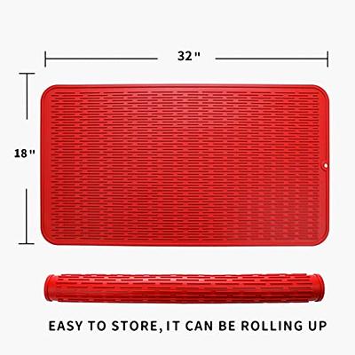 ZLR Silicone Dish Drying Mat for Kitchen Counter XL - Multi Usage