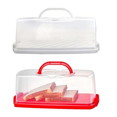 loaf bread storage container airtight clear bread container case