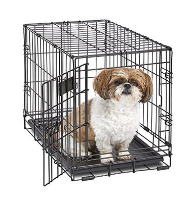  MidWest Homes for Pets Newly Enhanced Double Door iCrate Dog  Crate, Includes Leak-Proof Pan, Floor Protecting Feet, Divider Panel & New  Patented Features : Pet Kennels : Pet Supplies