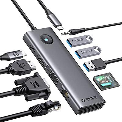 Adaptateur Multiport USB-C, 4K HDMI/VGA - Adaptateurs Multiports USB-C