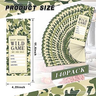 140 Pack Wild Game Meat Bags for Freezer, 1 Lb Ground Meat Bags, Wild Game Meat  Bags to Protect Your Meat from Freezer Burn - Yahoo Shopping