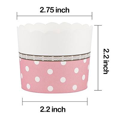 Webake Large Paper Baking Cups, 6oz Cupcake Muffin Cases Jumbo Cupcake  Liners, Set of 25 Pink Cupcake Liners for Valentine's Day, Wedding - Yahoo  Shopping