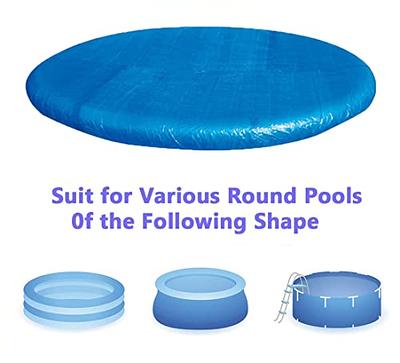 Round Pool Cover, Solar Covers for Above Ground Pools, Dust Pool