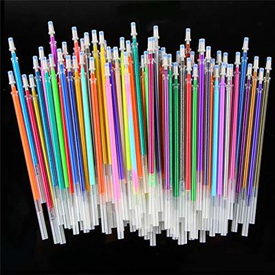 60 Colors Gel Glitter Pen Set Neon sInclude Marker 60 Matching Color  Refills Pencil Drawing Birthday Kids Gift Adult Coloring