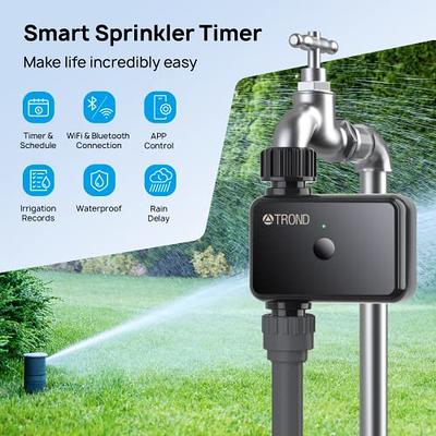 WiFi Bluetooth-compatible 2 Outlet Garden Water Timer Wireless