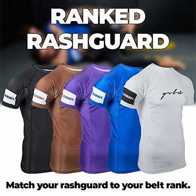 Blue Belt Ranked NOGI BJJ Rashguard