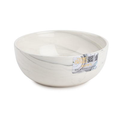 Thyme & Table Dinnerware Black & White Dot Stoneware Round Bowl -  Walmart.com