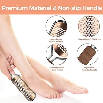 Stainless Steel Pedicure Foot File Rasp Callus Dead Skin Removal Foot  Scraper Grinding Grater Scrubber Wet