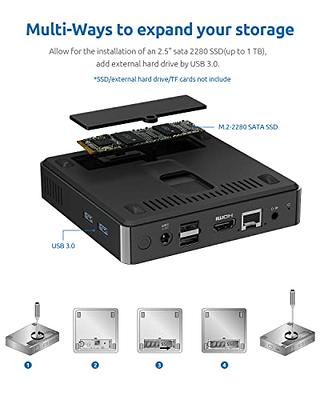 Bmax B1 Plus Mini PC 6GB DDR3/64GB eMMC Celeron N3350 (Up to 2.4