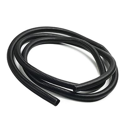 Black Expandable Braided Sleeving Auto Wire Harness Cover Sleeve