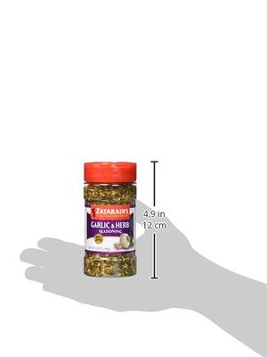 Zatarain's Seasoning - Garlic & Herb, 5.12 oz Mixed Spices