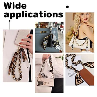 CHGCRAFT Silk Scarf Purse Chain with Silk Ribbon Bow Tassel Bag Pendant  Charm Leopard Silk Bag Straps Tassels Pendant Keychain Charm for Cross Body  Bag Shoulder Bag Handbag 525mm - Yahoo Shopping