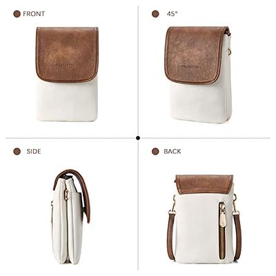 Leather Small Crossbody Bags for Women Designer Cell Phone Bag