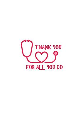 Bulk Nurse Appreciation Week Cards - 5 X 7 (12 Pack, Envelopes