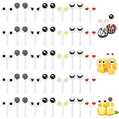 6/10/50 Pcs Mini Animal Food Picks For Kids Cute Food Fruit Fork Bento Box  Decor Reusable Cartoon Children Cake Dessert Pick