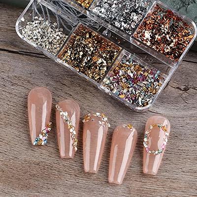 Ykohkofe Nail Rhinestones, Nail Gems, Nail Nail, Nail Crystals, Nail  Sequins, Nail Kit Go Glam Glitter Nails Nail Tech Wax Pencil Press on Nail  Packaging Bling Gel for Nails 