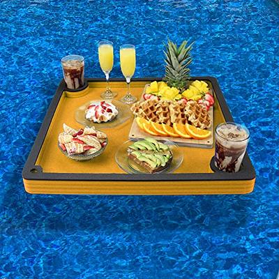 Zone Tech Inflatable Floating Drink Holder for Swimming Pool, Hot Tub for  Adults - Buffet Serving Bar, Beverage, Fruit, Salad, Tablet, Cell Phone.