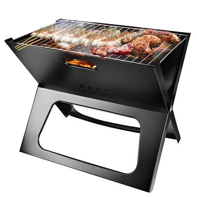 Artestia Outdoor Electric Grills Smokeless 2 IN 1 BBQ Grills Temperature  Control Portable Removable 1500W Stand Grill for Cooking, BBQ Party, Black