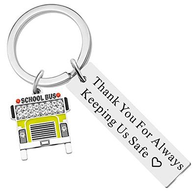 School Bus Drivers Appreciation Gifts Keychain From Student Thank You Gifts  for School Bus Driver Men Christmas Birthday Retirement Graduation Present  for School Bus Driver Him Gift Ideas for Women - Yahoo