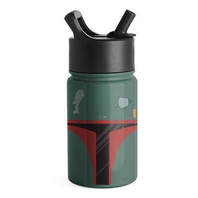 Simple Modern Star Wars Darth Vader Kids Water Bottle with Straw Lid | Insulated Stainless Steel Tumbler | Summit | 14oz, Darth Vader