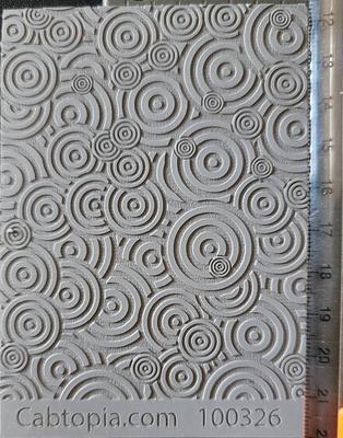 Cabtopia, Bullseye Ballet, Texture Mat For Clay, Clay Pattern Stamps, Textures Imprints