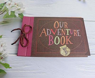 Our Adventure Book 60 Pages DIY Handmade Photo Album Scrapbook Vintage  Album Travel Anniversary Memory Wedding Mothers Day Gift