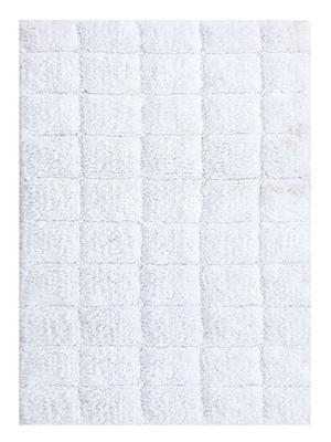 allen + roth 20-in x 34-in Light Gray Polyester Bath Rug in the Bathroom  Rugs & Mats department at