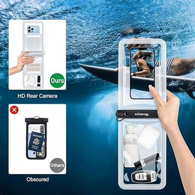 Hiearcool Universal Waterproof Phone Pouch, Waterproof Phone Case