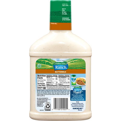 Hidden Valley Gluten Free Spicy Original Ranch Secret Sauce, 12 fl oz, Pack  of 6