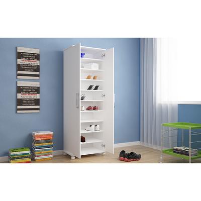 UNITSTAGE Portable Closet Wardrobe with Shoe Rack Freestanding