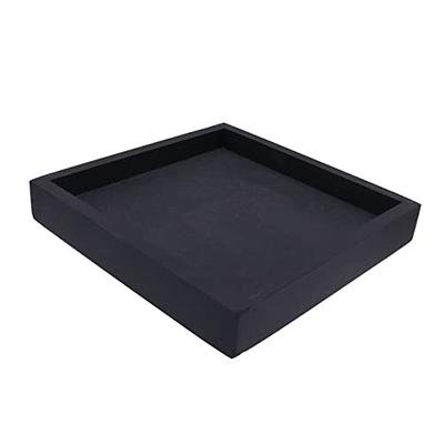 24 Pack 4 Round Black Plant Saucer Drip Trays Garden Plastic Pot