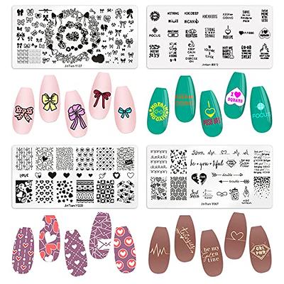 Reusable Valentine's Day Painting Stencils Love Drawing Templates