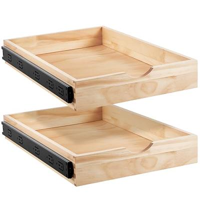 WelFurGeer Pull Out Drawers for Kitchen Cabinets, Pull Out Cabinet Shelf,  Pantry Organizers and Storage, Slide Out Wood Cabinet Organizer, Wood Rack