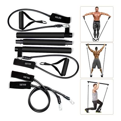 Portable Extra Heavy Home Gym Resistance Band Bar Set with 4 Stackable  Resistance Bands,Detachable Full Body Workout Equipment Exercise Bar  Kit,500LBS 90cm Longer Bar With Bands,Workout Guide Included - Yahoo  Shopping