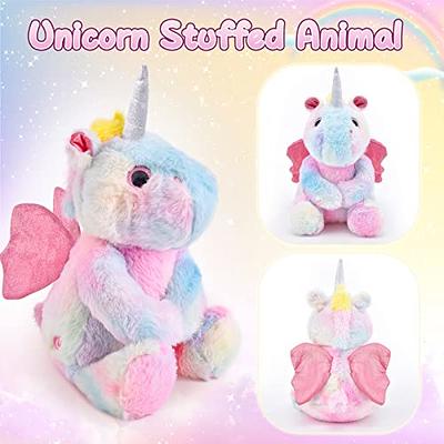 Golray Unicorns Gifts for Girls Toys 3 4 5 6 7 Year Old Birthday Gift,  Unicorn Plush Toy & Costume & Jewelry & Marker & Painting Crafts Kit,  Unicorn