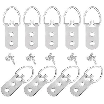 D-Ring Hanger nickel double hole - Picture Hanging Systems